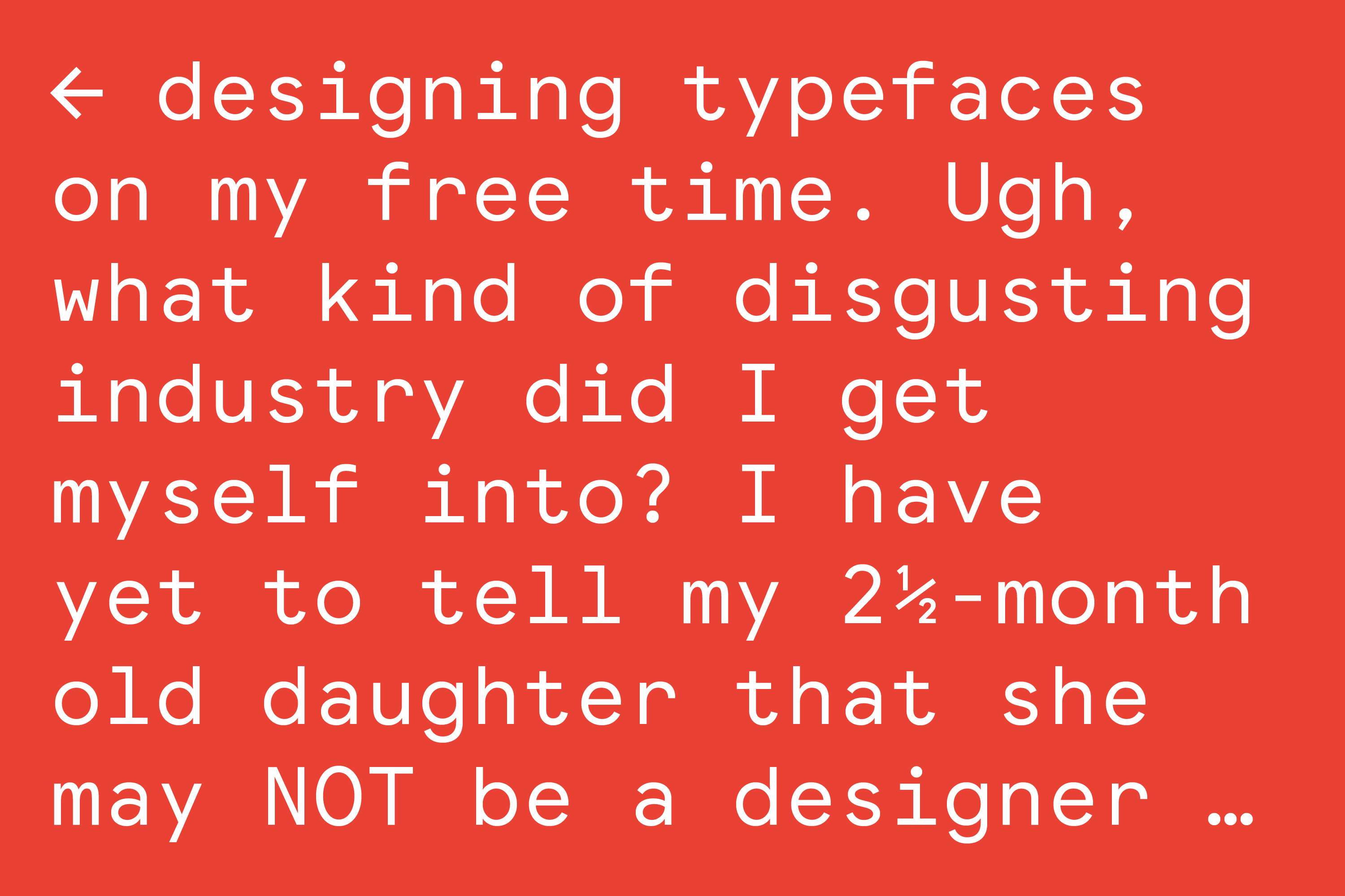 Gabe Ferreira: Googolplex Mono — Sample words (part 9).