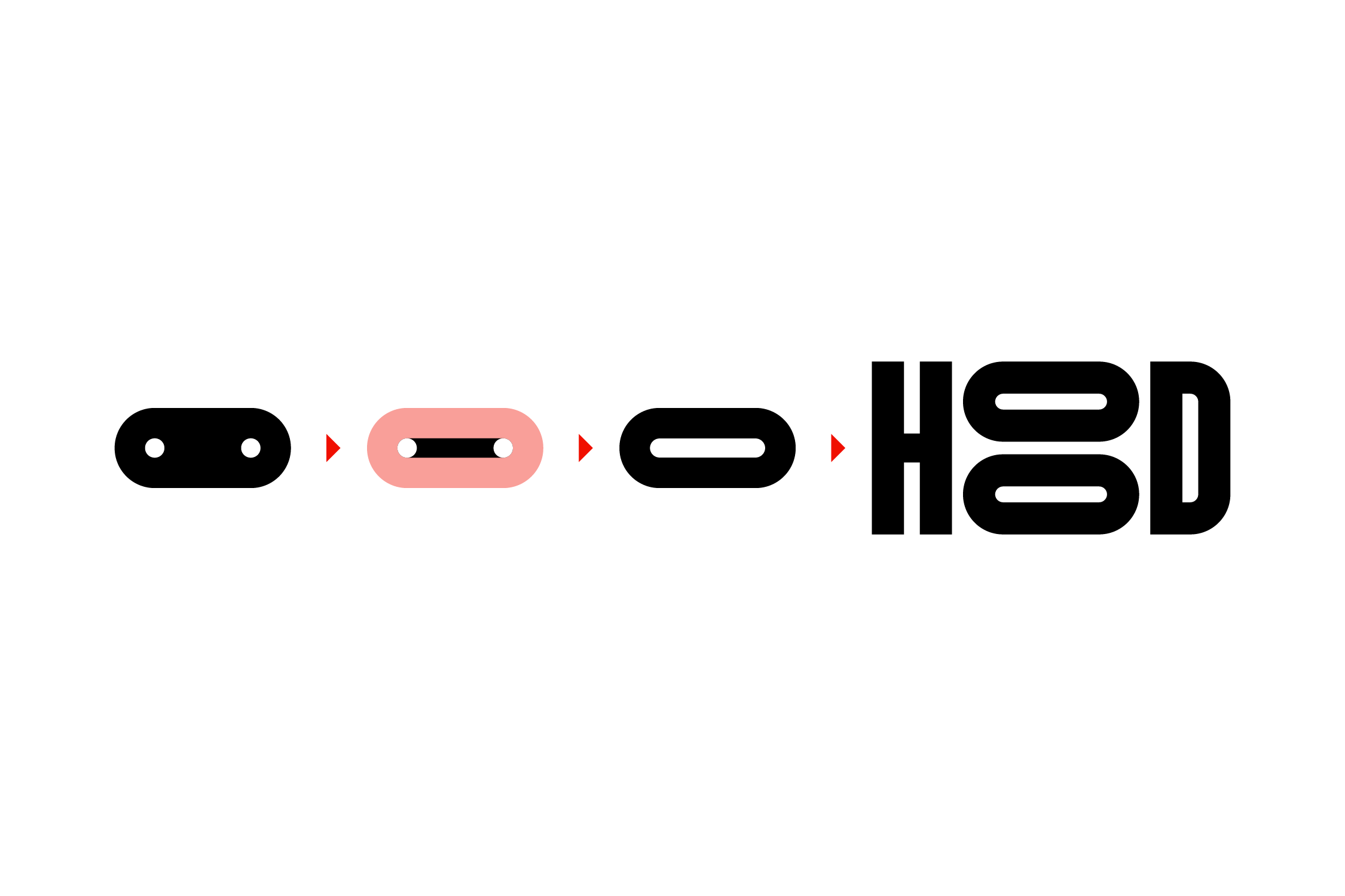 Gabe Ferreira: HOOD — Logo construction.