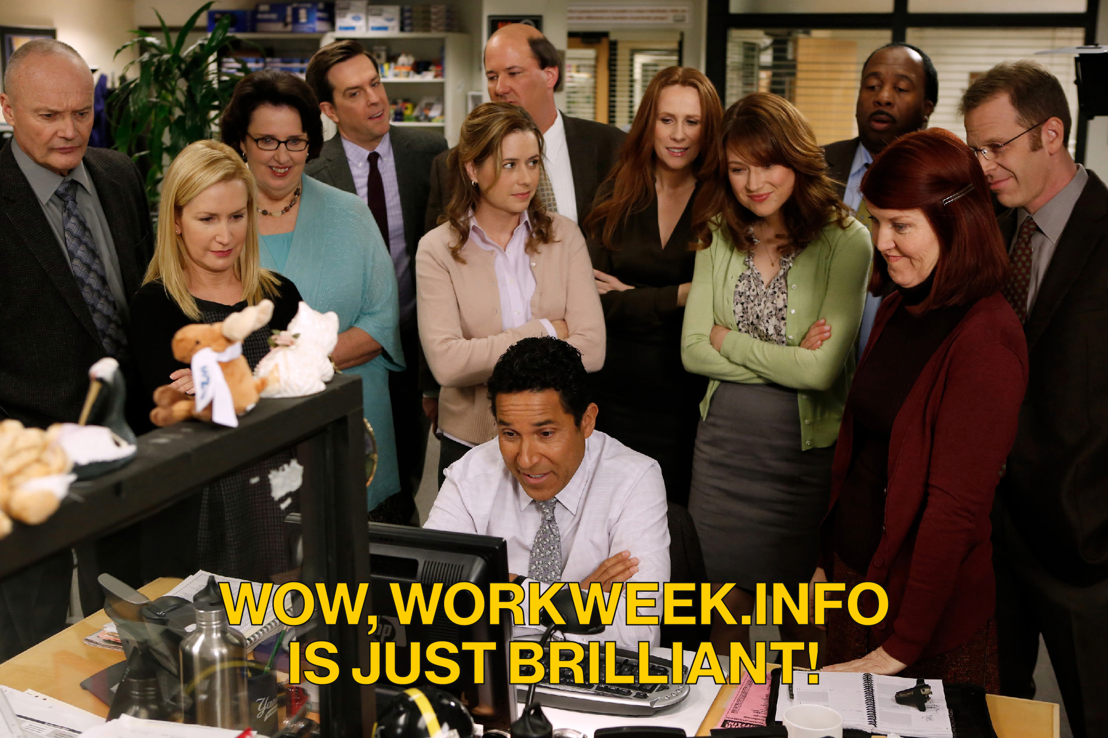 Gabe Ferreira: Work Week — “The Office” promotional poster.